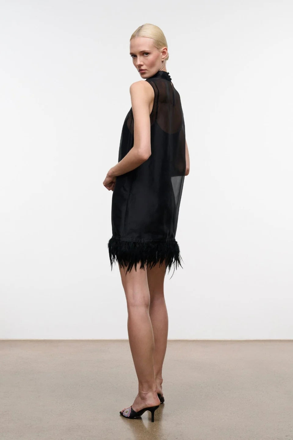 STAUD- Albee Mini Dress- Black