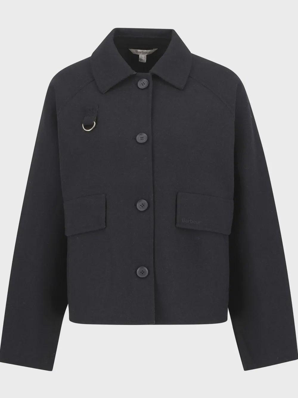 Barbour-Leonie Overshirt-Black