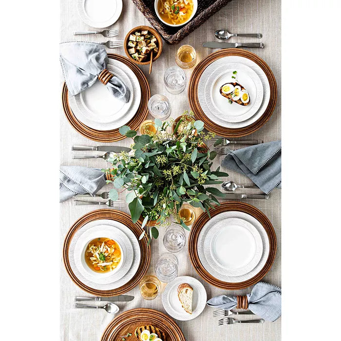 Juliska - Blenheim Oak Cereal/Ice Cream Bowl - Whitewash