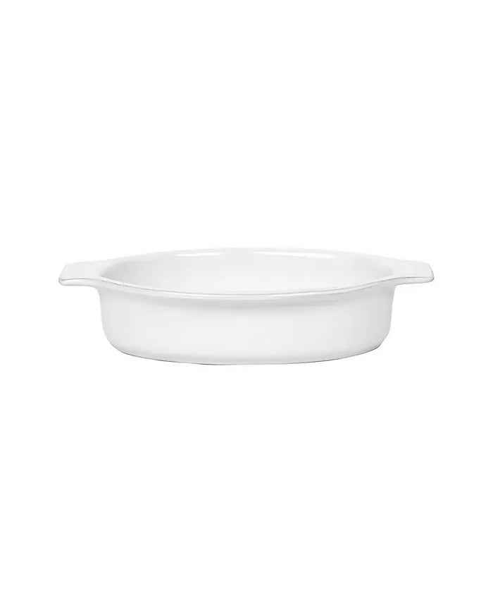 Juliska - Puro 12" Medium Oval Baker - Whitewash