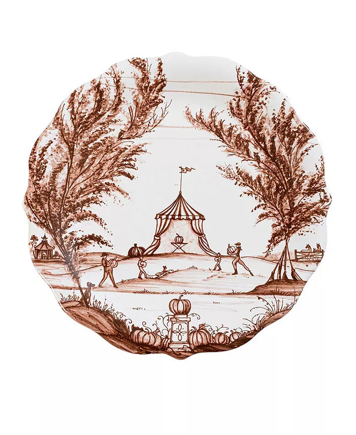 Juliska - Country Estate Harvest Party Plate Set of 4 - Sepia