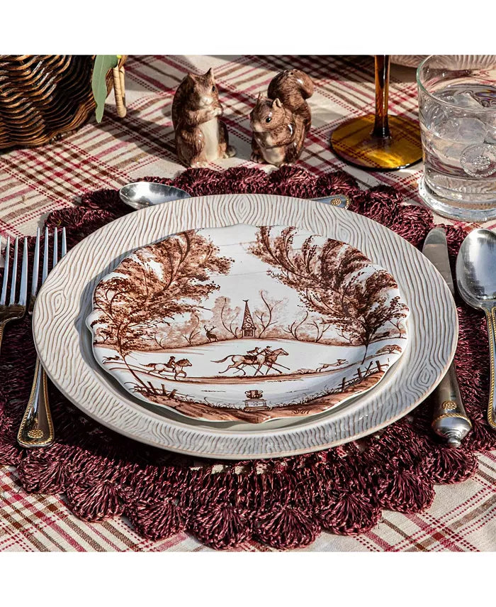 Juliska - Country Estate Harvest Party Plate Set of 4 - Sepia