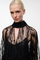 STAUD- Esther Mini Dress- Black