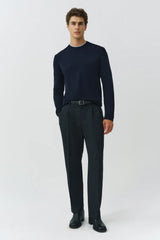 SIMKHAI - Barrett Double Layer Crewneck - Midnight Multi