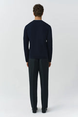 SIMKHAI - Barrett Double Layer Crewneck - Midnight Multi