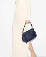 MZ Wallace Small Chelsea Crossbody in Navy