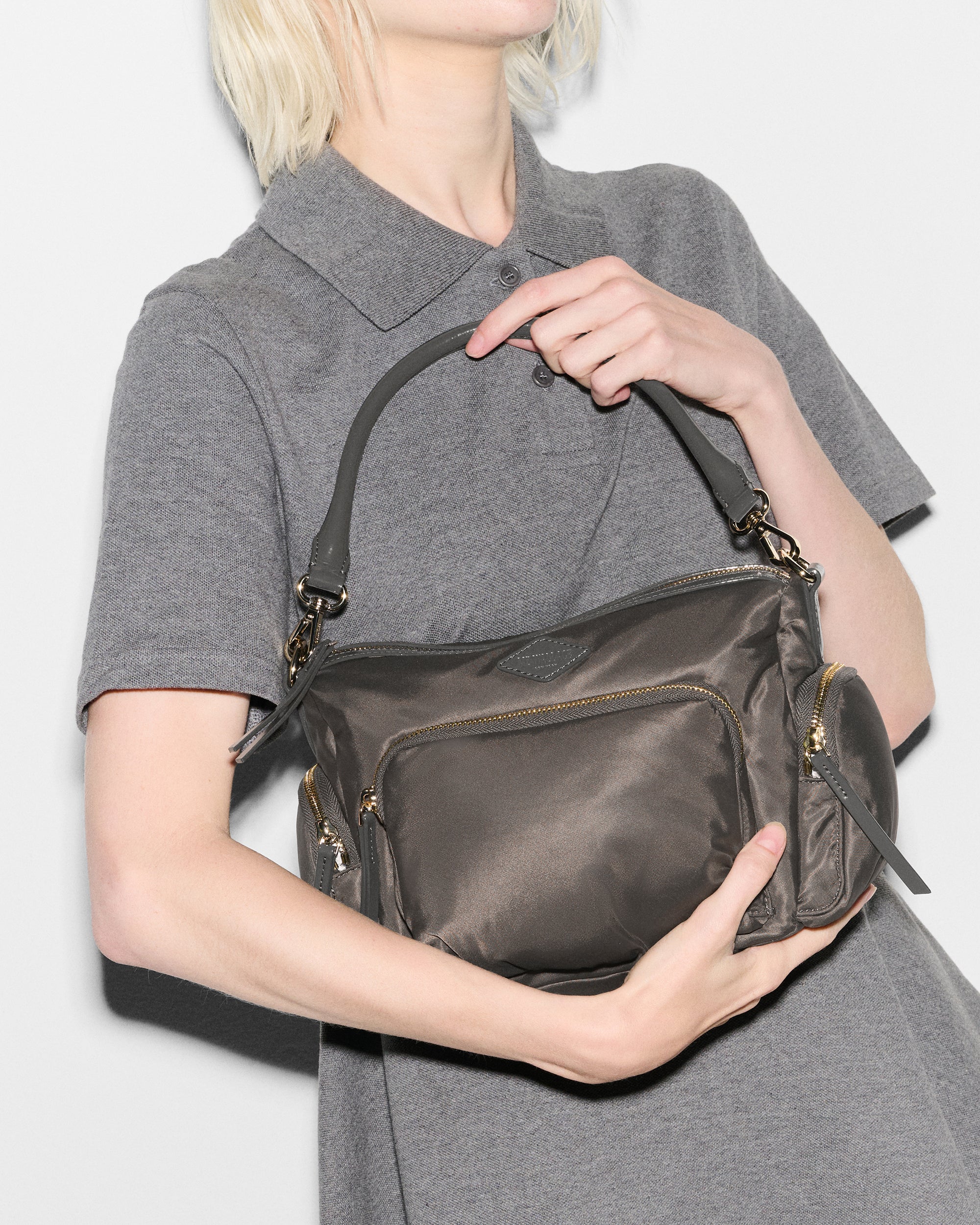 MZ Wallace Small Chelsea Crossbody in Magnet