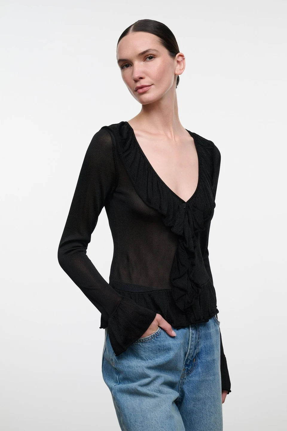 STAUD- Kiki Top- Black