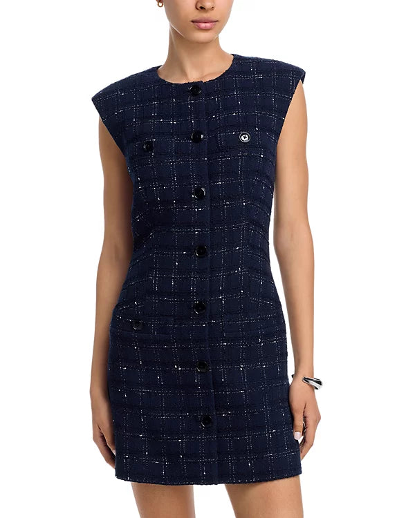 Veronica Beard Tamara Dress - Navy/White