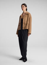 A.L.C -  Winston Wool Cashmere Jacket - Camel