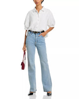FRAME - The Billow Sleeve Shirt - White