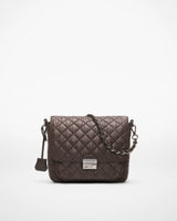 MZ Wallace Medium Crosby Lock Crossbody - Espresso