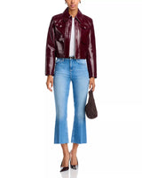 L'AGENCE Women's Kendra H/R Crop Flare Jean in Getty