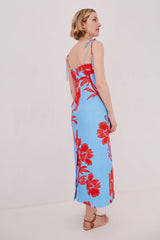 Cara Cara - Chelsea Dress - Flora Shadow Sky