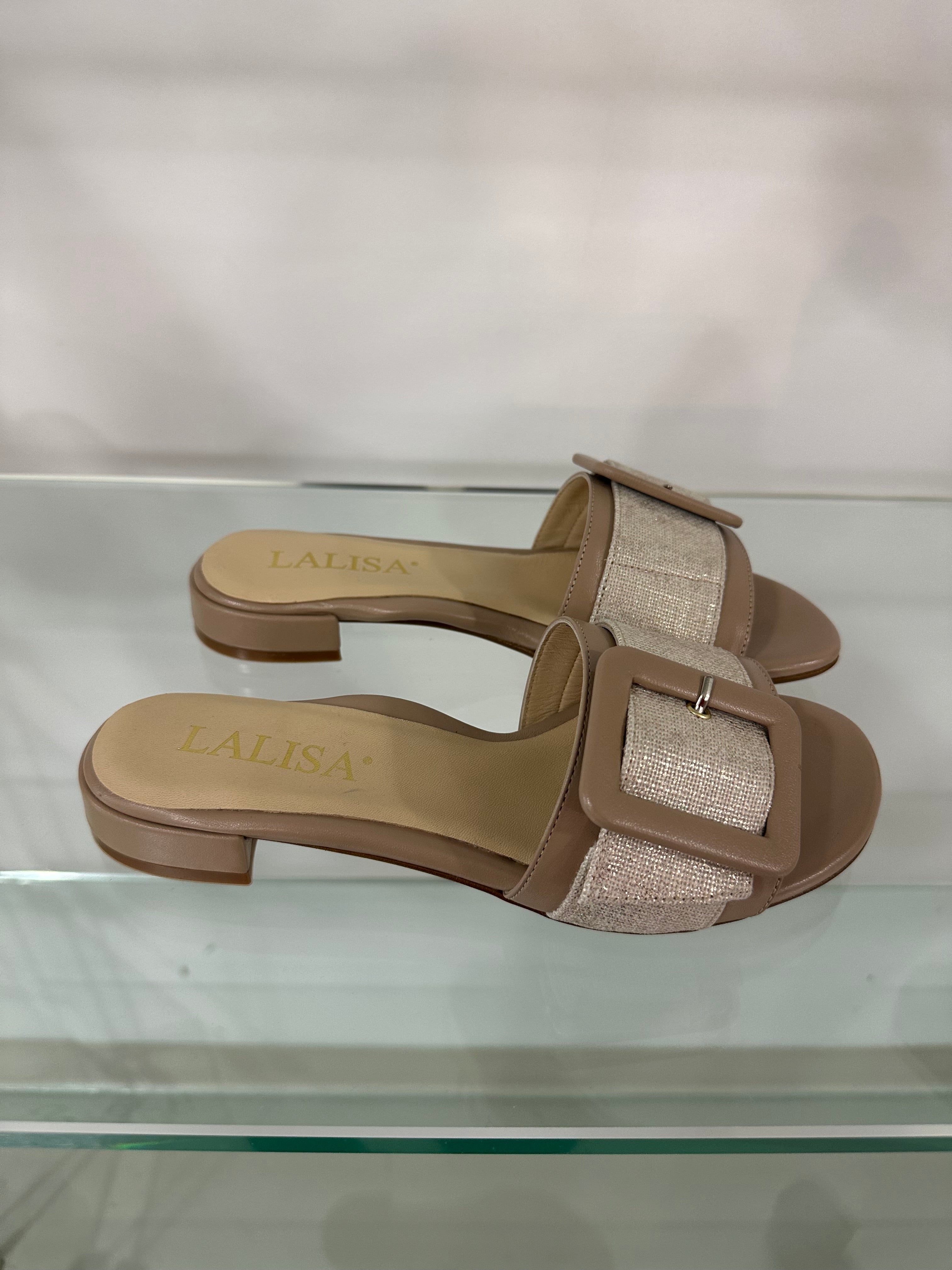 Lalisa - Tazo Piel Camel Sandal - Beige