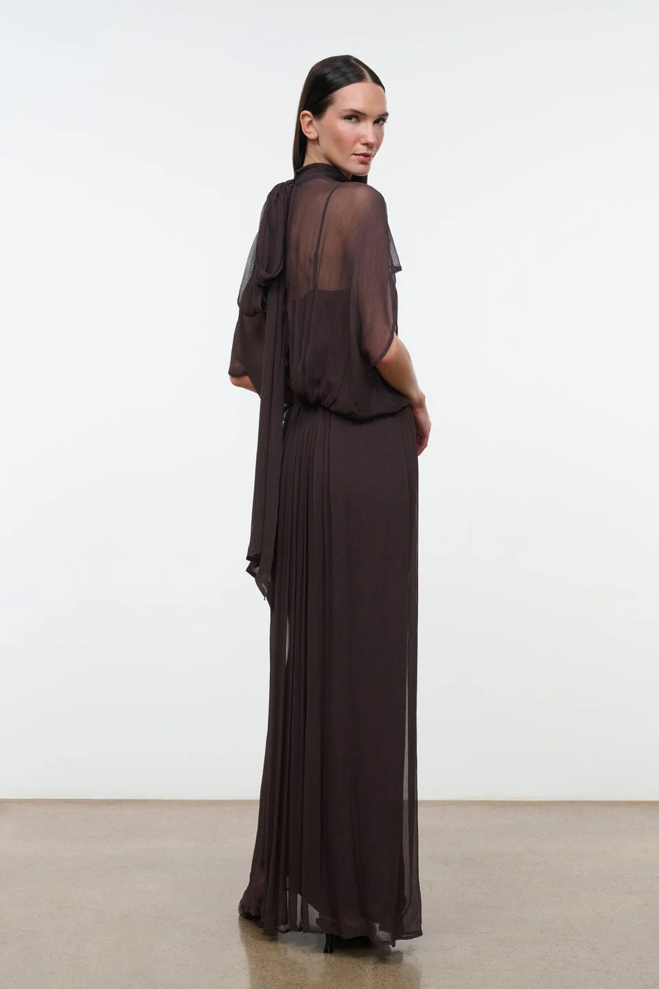 STAUD- Viviana Dress- Earth