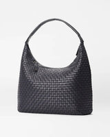 MZ Wallace - Large Woven Shoulder Bag - Black