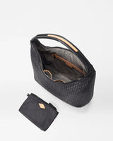 MZ Wallace - Large Woven Shoulder Bag - Black