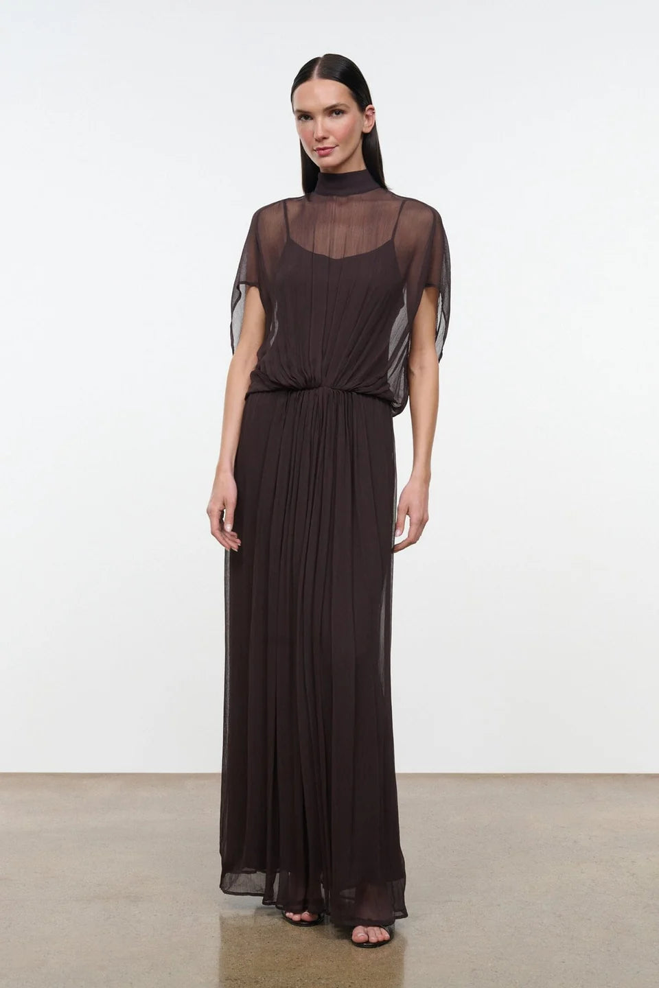 STAUD- Viviana Dress- Earth