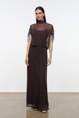 STAUD- Viviana Dress- Earth