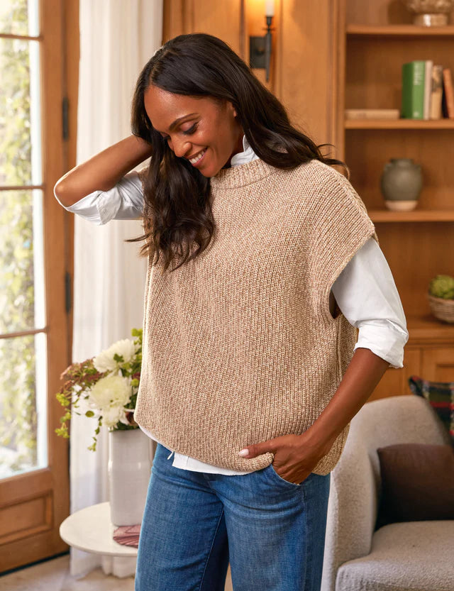 Frank & Eileen - Montecito Sweater Vest - Dune