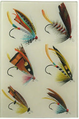 John Derian - Salmon Flies #18 6 x 9" Rect. Tray