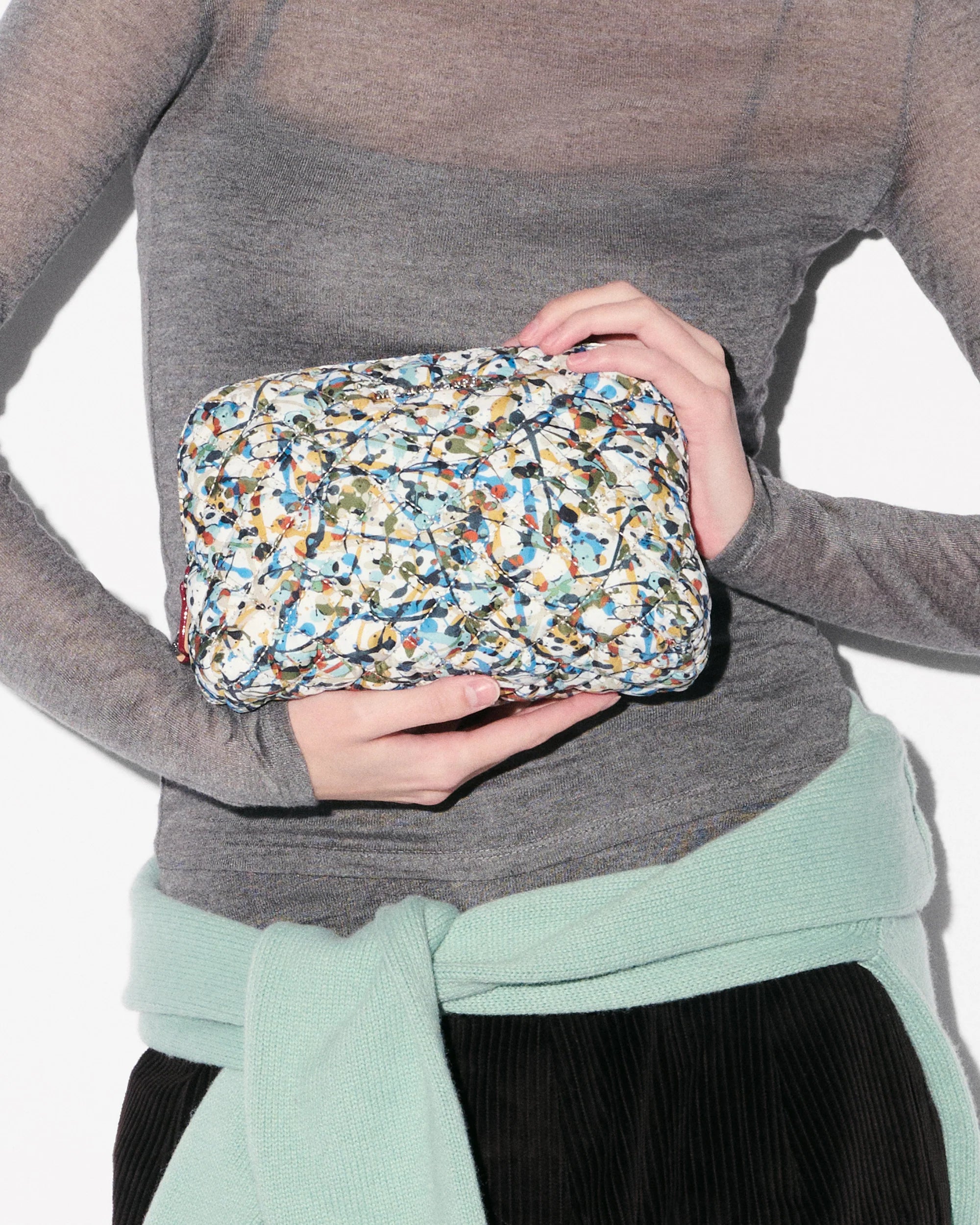 MZ Wallace - Medium Double Zip Cosmetic Case - Club Paint
