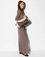 MZ Wallace - Crosby Lock Shoulder Bag - Shearling/Walnut