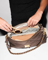 MZ Wallace - Crosby Lock Shoulder Bag - Shearling/Walnut