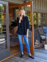 Frank & Eileen - Eileen Sweatshirt Button Up - British Royal Navy