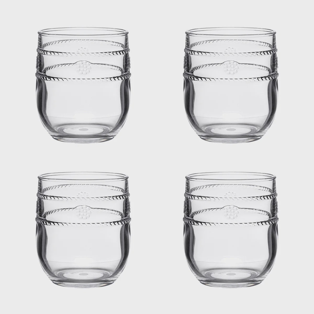 Juliska - Isabella - Acrylic Tumbler Set/4