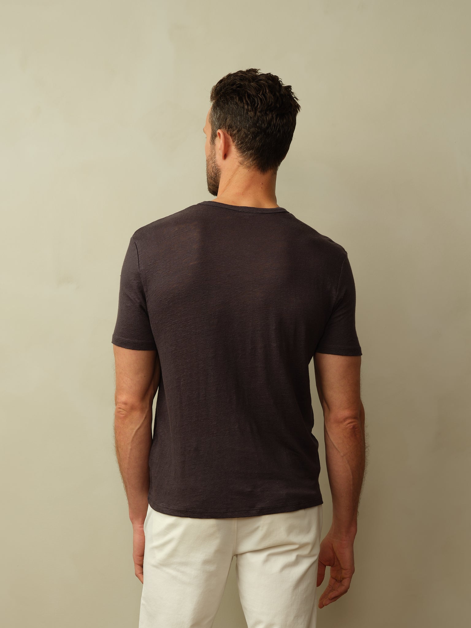 Road to Nowhere - Mens Jackson Linen Pocket Tee - Navy
