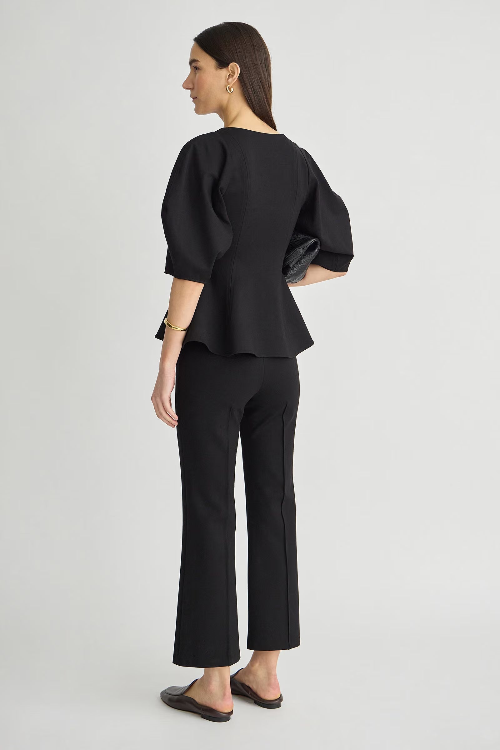A Piece Apart - Ponte Rene Pull On Pant - Black