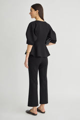 A Piece Apart - Ponte Rene Pull On Pant - Black