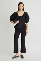 A Piece Apart - Ponte Rene Pull On Pant - Black