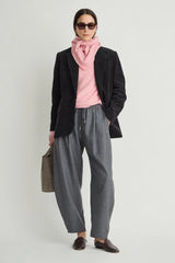Apiece Apart- Everyday Pull on Pant- Grey Melange