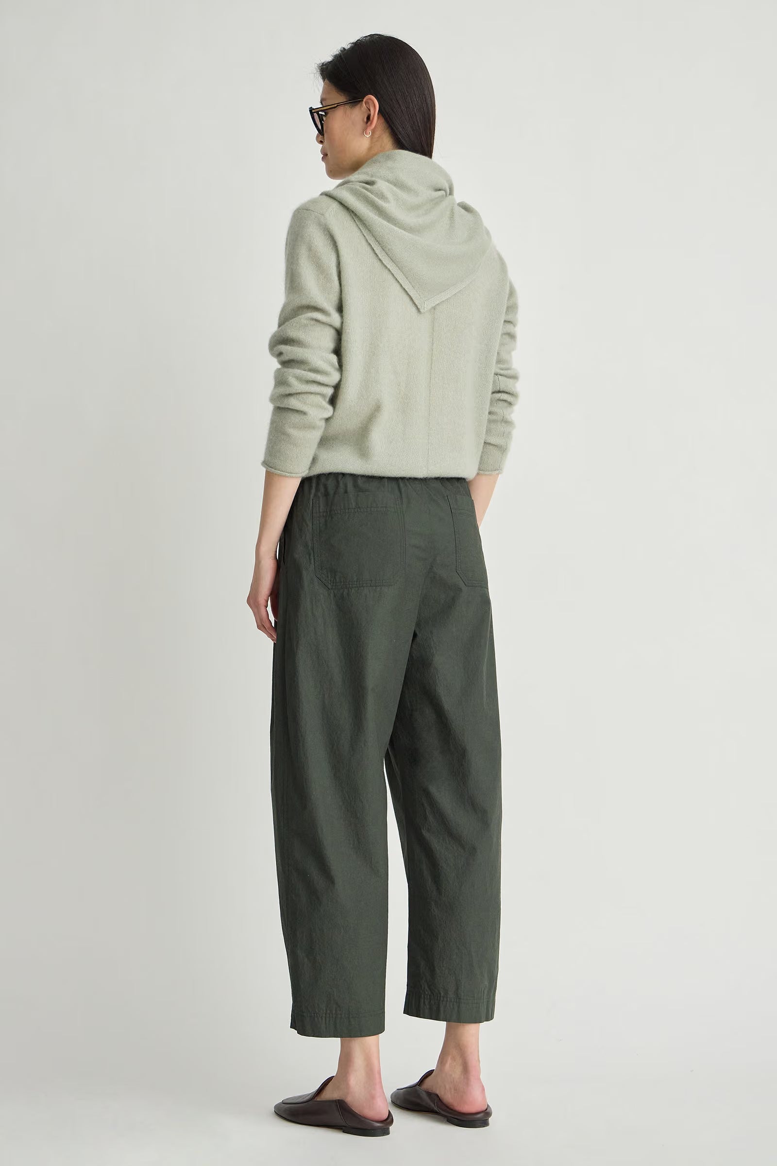 A Piece Apart - Softest Tissue Scarf Tie Top - Seafoam