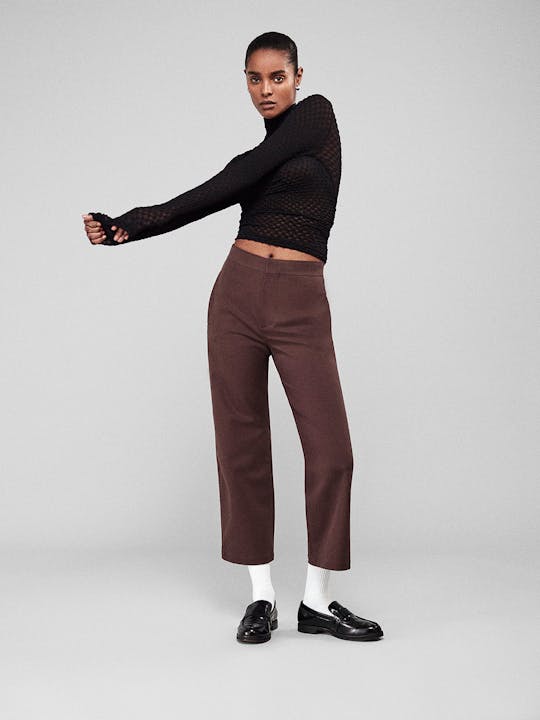 FRAME - Mesh Lace Turtleneck