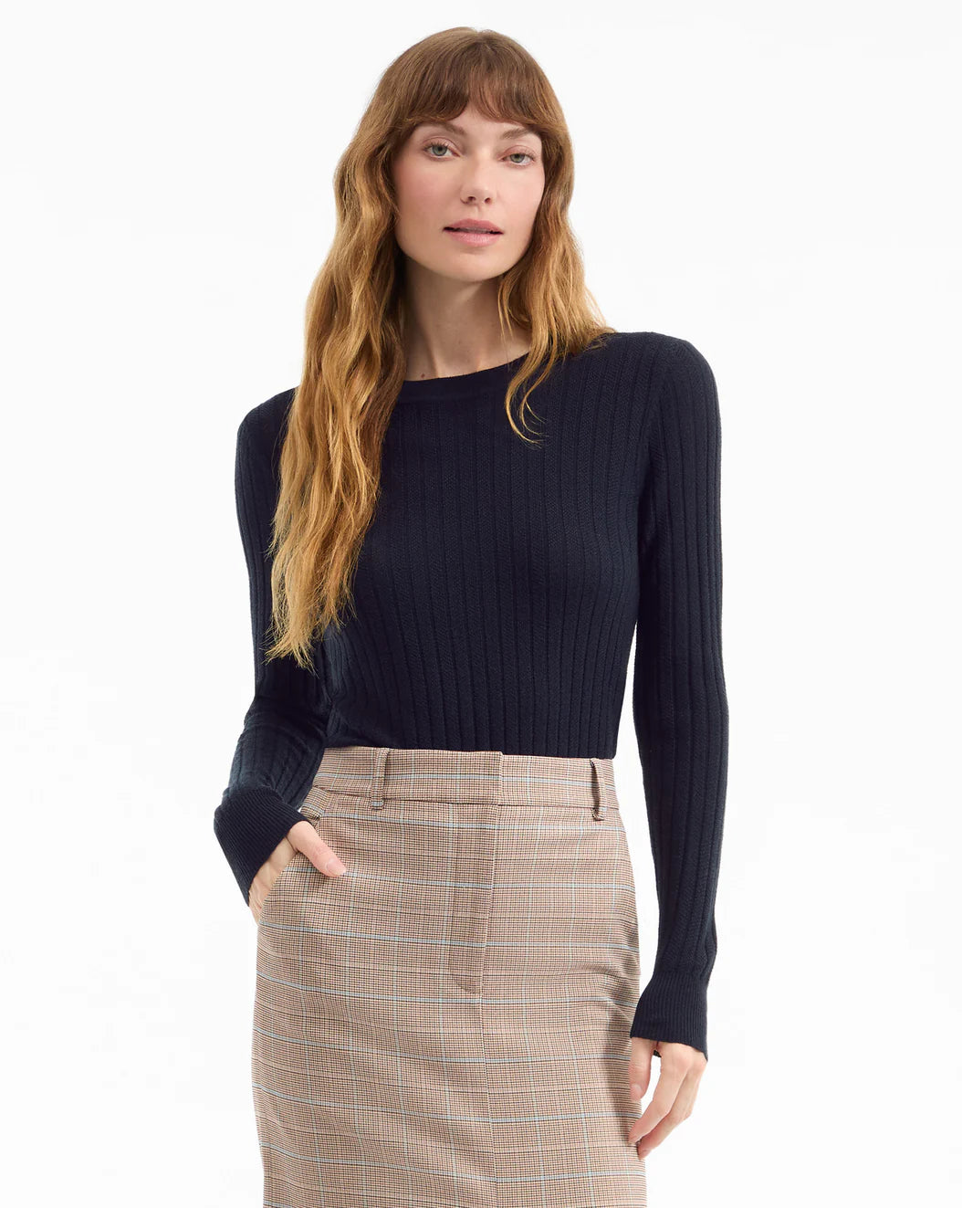Veronica Beard - Cheval Pullover - Navy