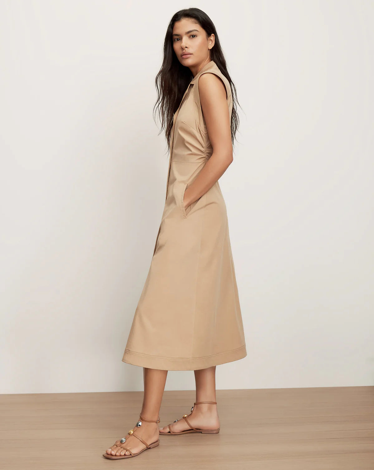 Veronica Beard Orla Dress in Khaki
