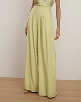 Veronica Beard - Hoyt Wide Leg Pant - Pistachio