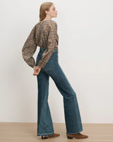 Veronica Beard- Rhosen Blouse- Acorn Multi