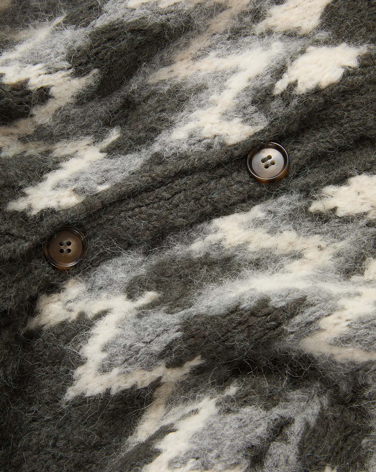 Veronica Beard - Christina Fair Isle Cardigan - Green Shadow Multi