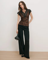 Veronica Beard - Pascaline Top - Espresso
