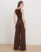 Veronica Beard - Saunder Pant - Burgundy
