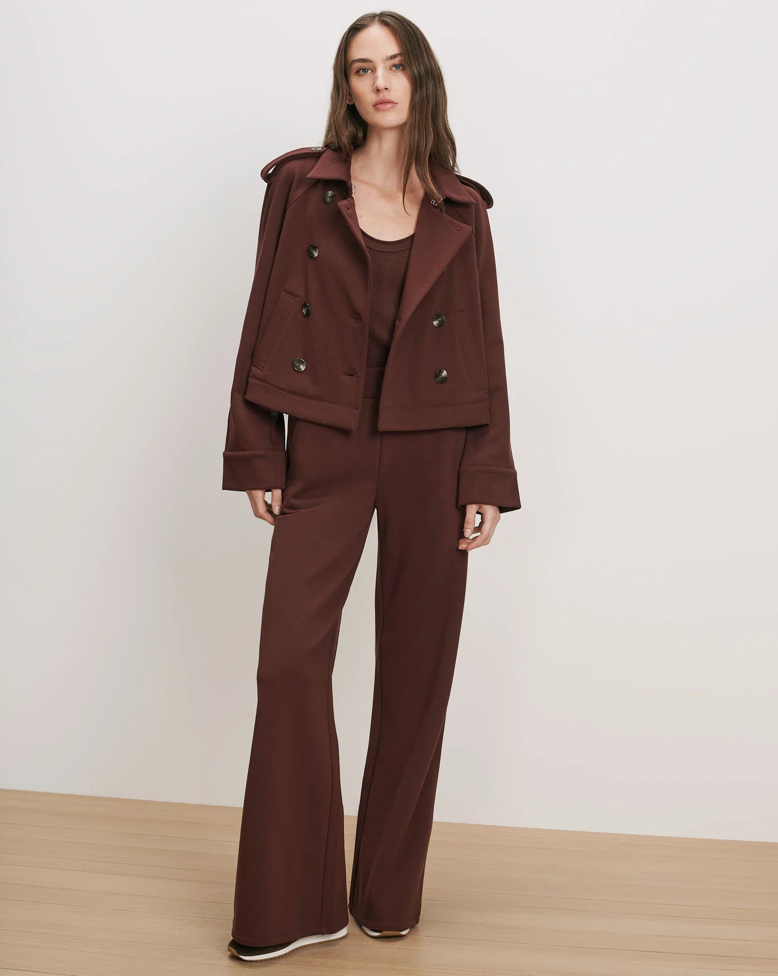 Veronica Beard - Saunder Pant - Burgundy