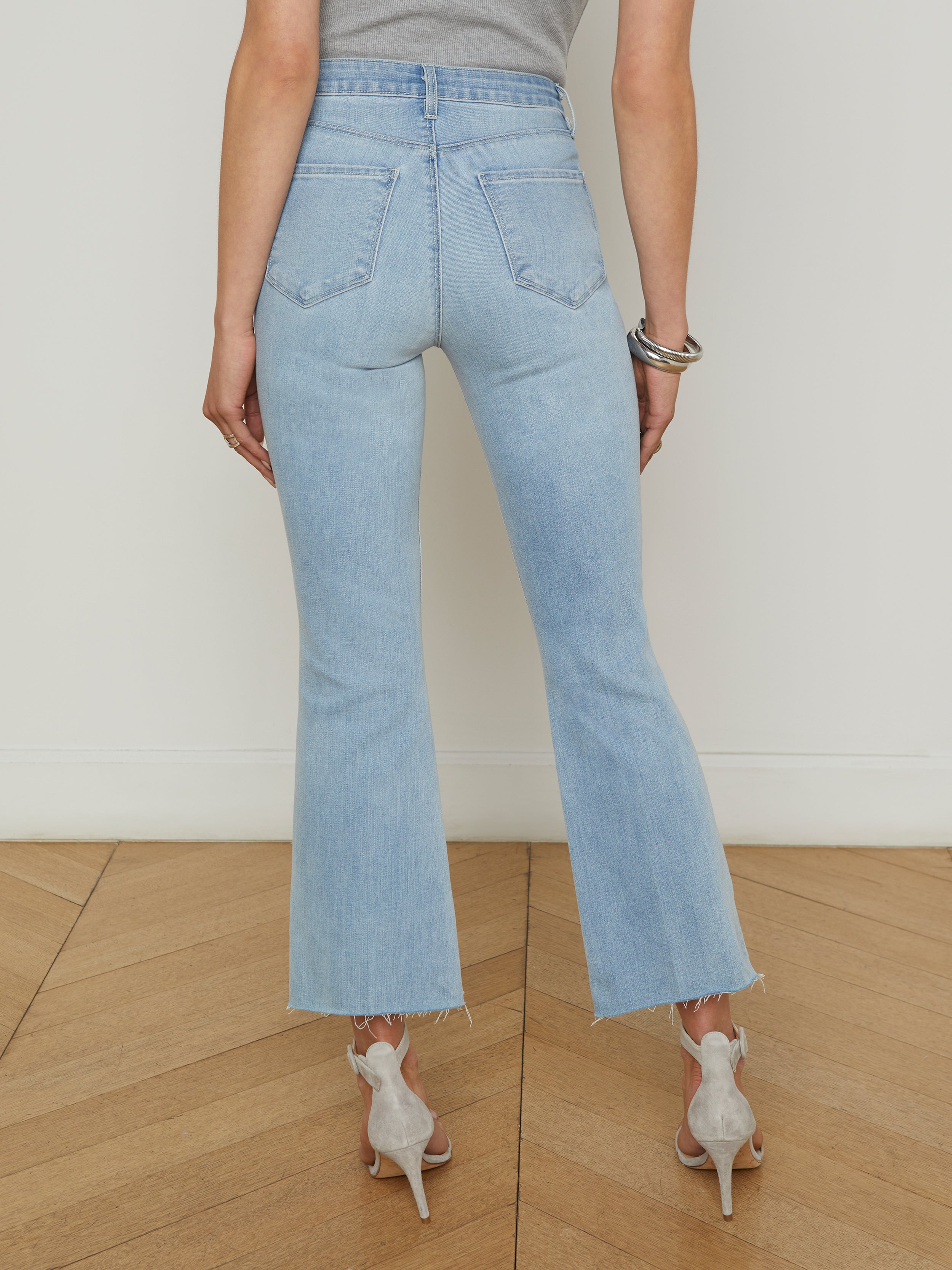 L'AGENCE - Kendra Highrise Crop Flare - Dorian