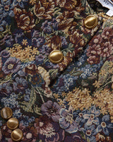 Veronica Beard - Wilde Jacket w Collar - Dark Eggplant Multi