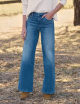 Frank & Eileen - East Galway Full Length Wide Leg Jean - 2002 Wash (Finished Hem)