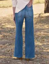 Frank & Eileen - East Galway Full Length Wide Leg Jean - 2002 Wash (Finished Hem)